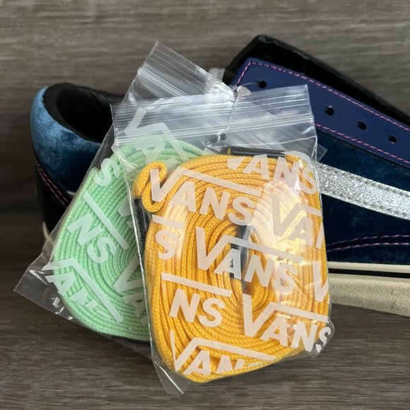 🥳 HP 🥳 Vans Sinner's Club Og Old Skool Lx Black Yellow Size 8.5 Men's NWOB - Picture 6 of 12